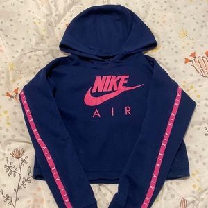 Girls Nike Air Cropped Hoodie